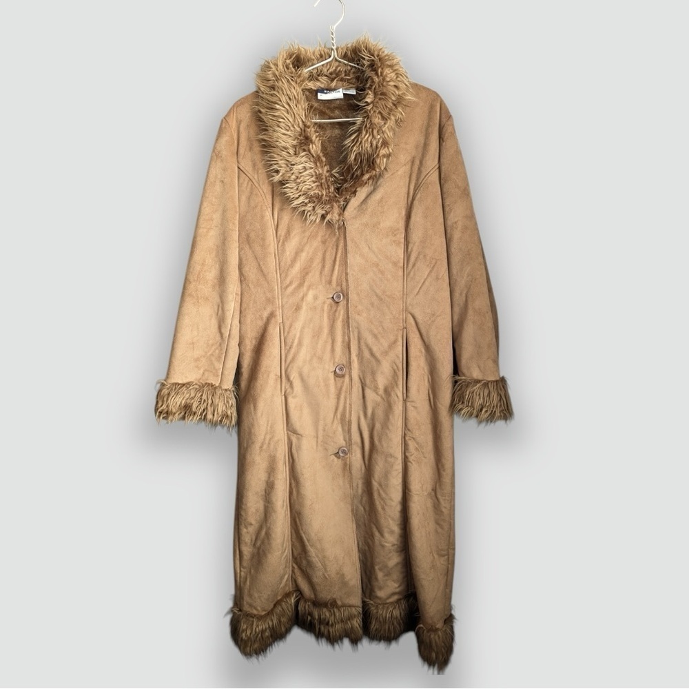 Basic Collection Y2K Penny Lane Faux Fur Shearling Coat